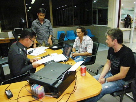 Immigration police book two Russians for working without a permit.